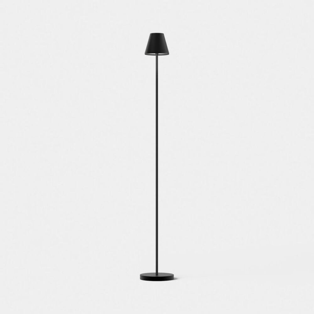 Portable Floor Lamp Black (Includes LED Light Bulb) - Room Essentials